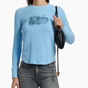 MOTHER Itty Bitty Goodie Goodie Thermal Long-Sleeve Shirt